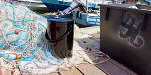 Bokashi Organko 2 Ocean - a first-ever kitchen composter made from recycled fishing nets
