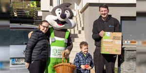 How do they solve food waste collection in Maribor, Slovenia