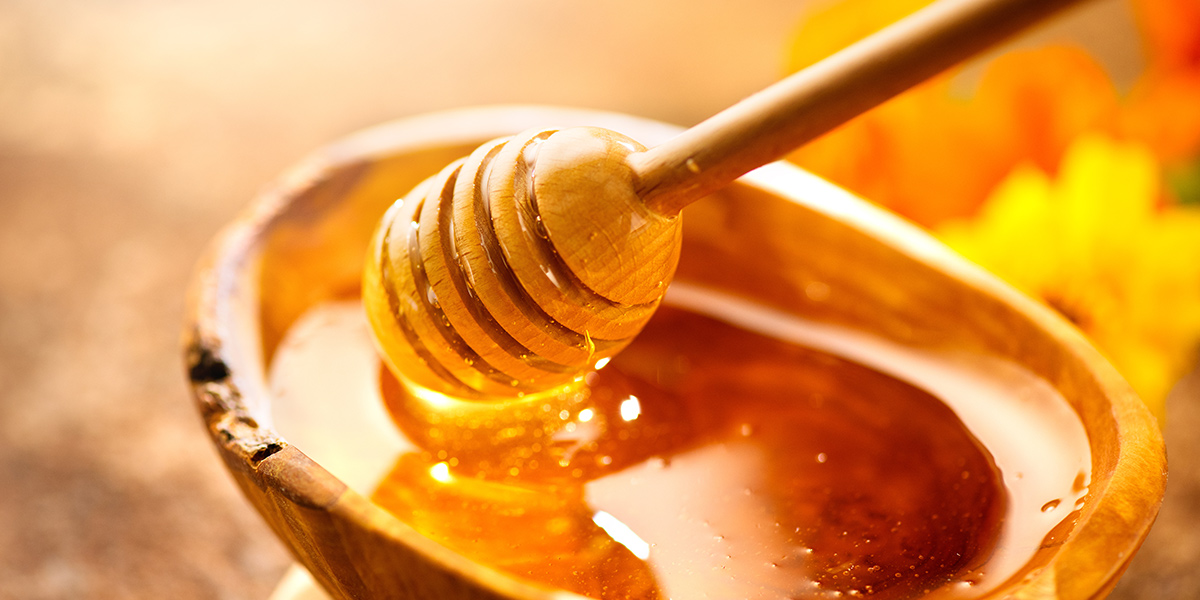Honey is produced by bees