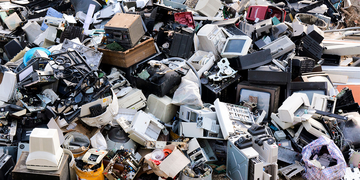 Universal and electronic types of waste